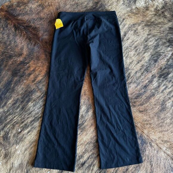 Tribal Essentials Low Wasted Pull On Flare Pants Black Size L/XL - Picture 3 of 9